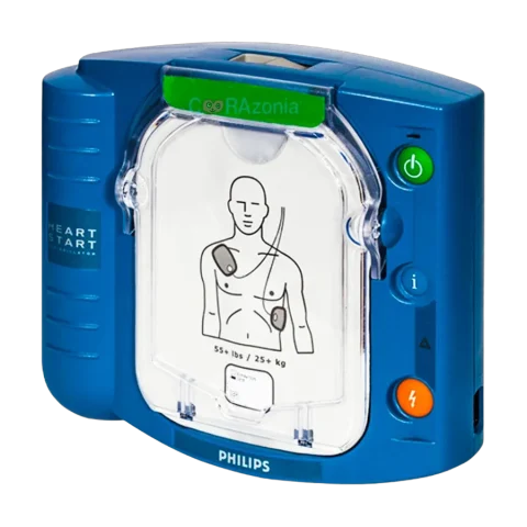 Pack desfibrilador semiautomático externo PHILIPS HS1